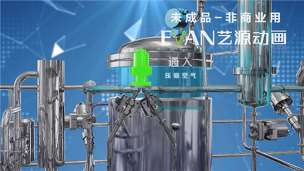 艺源展览馆工程施工动画_一站式服务